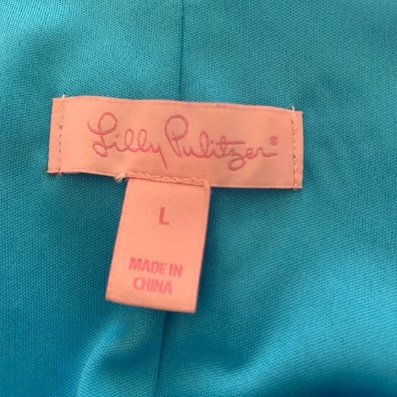 Lilly Pulitzer Blue Sleeveless Dress - Picture 3 of 4